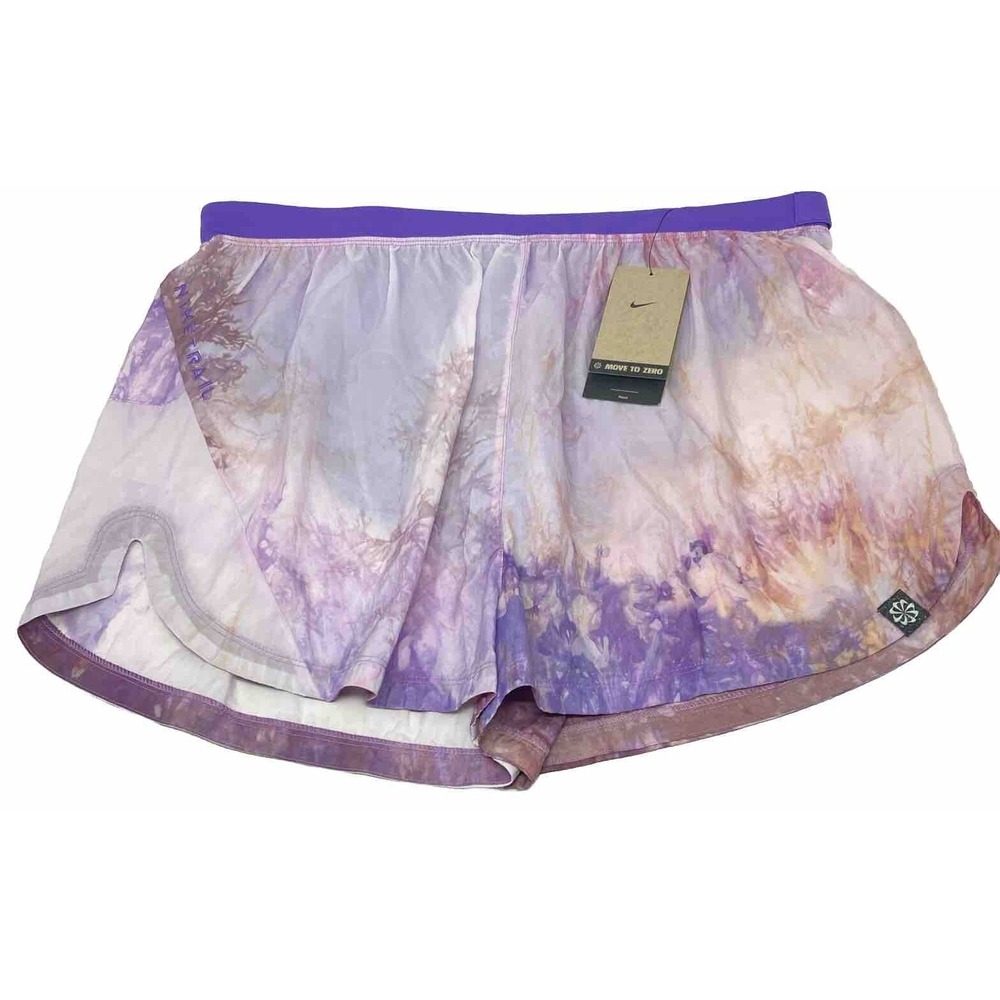 Nike Trail Repel Shorts Running Mid-Rise 3" Lined Purple DX1021-756 Size XL NWT